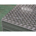 8mm Bending anodized 5052 Aluminium checkered plate with good skid resistance for boat deck